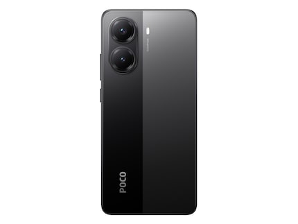 Il Poco X7 Pro con il retro in due parti.