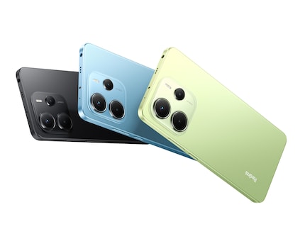 Il Redmi Note 14 nelle sue tre varianti di colore.