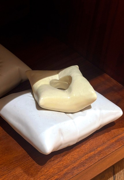 The hard ceramic looks as if it is soft and supple.