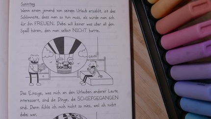 Libro spesso, con molti disegni: Grazie agli elementi a fumetti, i bambini rimangono coinvolti durante la lettura.