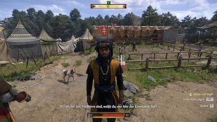 In contrast to the first game, Kingdom Come Deliverance 2 now also features a black character.