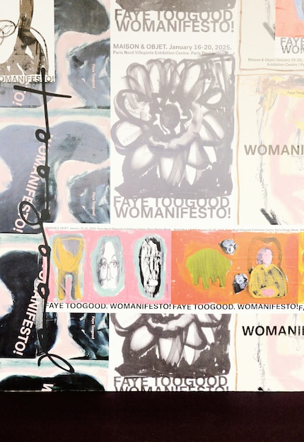 L'installazione «WOMANIFESTO!» mostra le opere di Faye Toogood e la sua filosofia di design in quattro aree tematiche.
