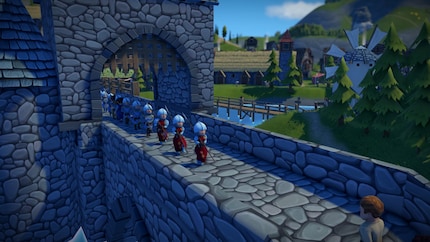 Da un punteggio EA: le truppe in marcia verso una missione fuori dalla mappa.