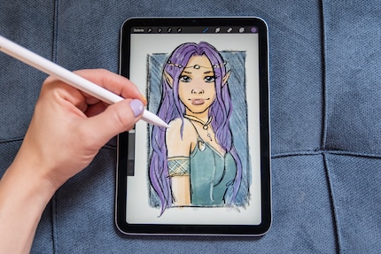 L'iPad Mini come taccuino digitale per gli schizzi in viaggio.
