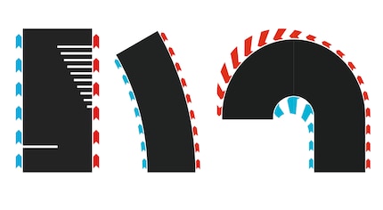 Più divertimento in pista: nuove curve ed elementi della pista per emozionanti manovre di sorpasso.