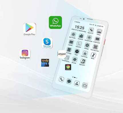 Grazie ad Android 14, tutte le app attuali funzionano - ma solo in bianco e nero.