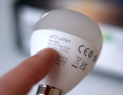 You can find lumen values in the product specs displayed on our website; they’re also printed on bulbs.