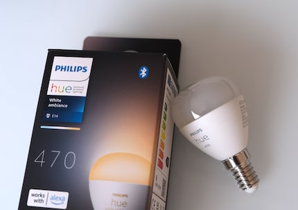 Bluetooth-enabled Hue products are clearly labelled on the packaging with the Bluetooth symbol.