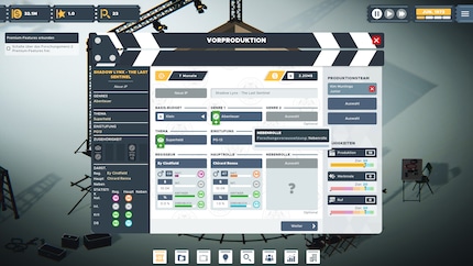 La pianificazione del film è il fattore più importante del gioco.