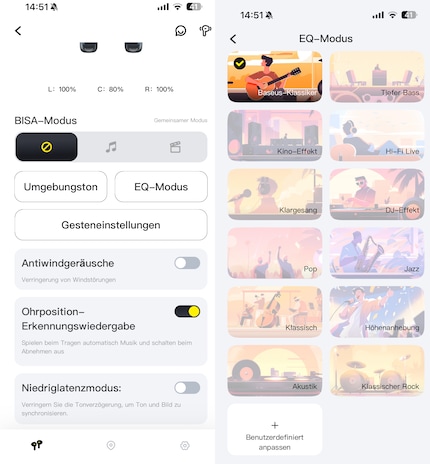 Puoi regolare alcune cose nell'app, ma non è una rivelazione.