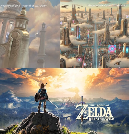 I wanted it to be ethereal and cloudy, with these three images in mind.