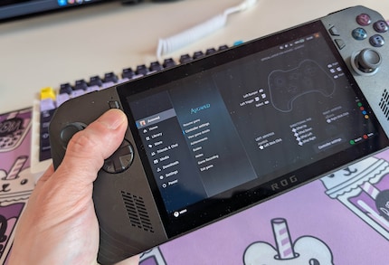 Bazzite, o SteamOS, funziona esattamente come su Steam Deck.