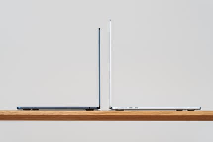 Nonostante lo spessore di soli 1,13 cm, il MacBook Air dura facilmente una giornata lavorativa.