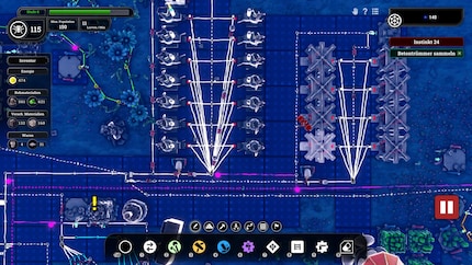 In questa catena di produzione vengono fusi i rottami di ferro. Pensavo di aver trovato il layout ideale, ma le distanze da percorrere sono troppo lunghe.