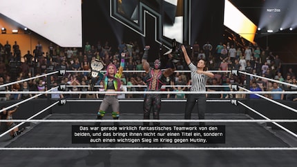 Con la mia compagna Maddy May, vinco i titoli NXT Unity Tag Team come Silas Cain.
