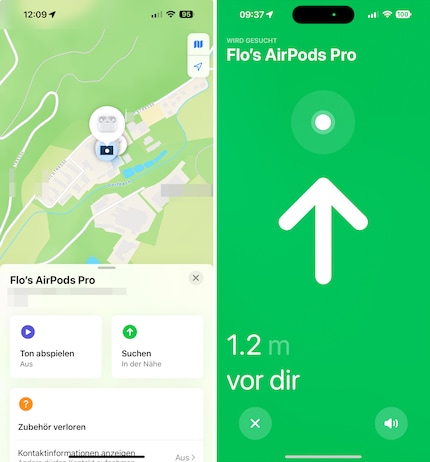 Con l'iPhone 16 puoi tracciare i dispositivi con grande precisione. Una vibrazione indica quanto sono lontani da te.