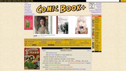Comic Book Plus archivia i fumetti americani dal 1938 in poi.