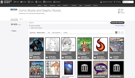 In Internet Archive trovi qualcosa da leggere gratuitamente da ogni genere letterario.