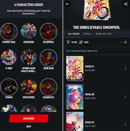 Su Marvel Unlimited trovi tutto ciò che riguarda l'universo dei supereroi. C'è anche la mia casinista preferita, Gwenpool.