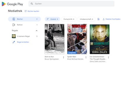 Grazie a Google, posso accedere ai miei fumetti e ai miei libri da qualsiasi luogo.