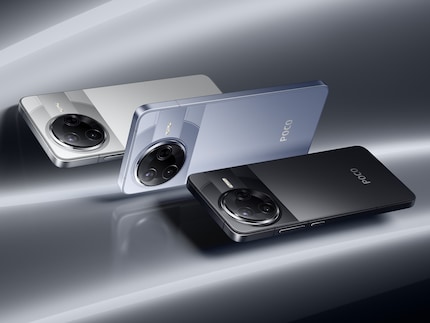 Il Poco F7 Pro è disponibile in nero, blu e argento.