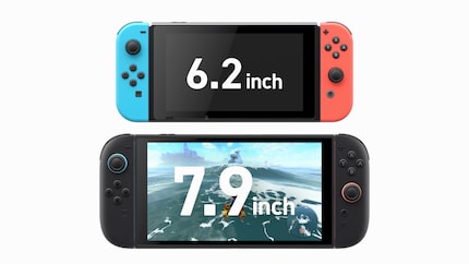 Lo Switch 2 è molto più grande dello Switch.