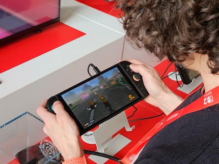 «Mario Kart World» in modalità portatile.