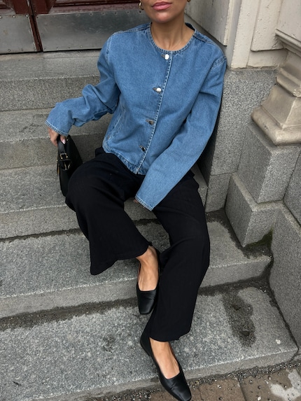 Giacca di jeans - ma con uno stile di classe.