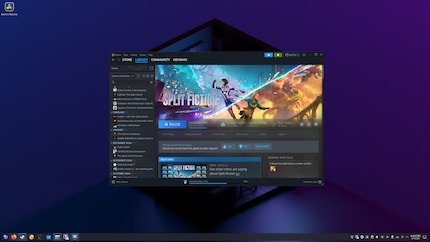 Thanks to Steam, I’m already optimally equipped for gaming after installation.