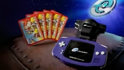 Con l’aiuto dell’e-Reader, sul GBA è possibile scansionare speciali carte per attivare contenuti di gioco aggiuntivi.