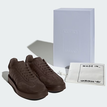 Le Adidas Gazelle Indoor Made In Italy vengono fornite con una scatola speciale e una dust bag.