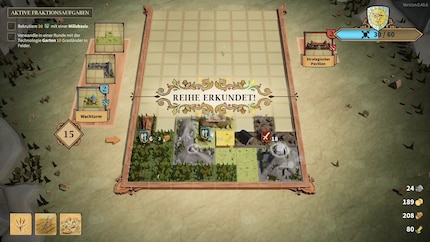 If a row’s complete, it’s considered explored and I receive resources.
