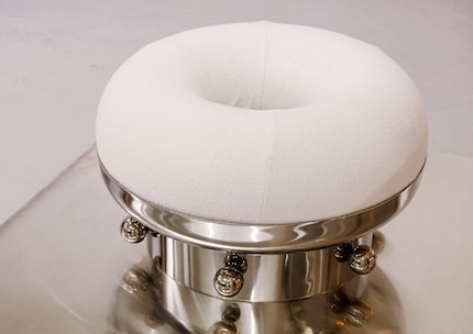 Il pouf Glassa di Pepita Design.