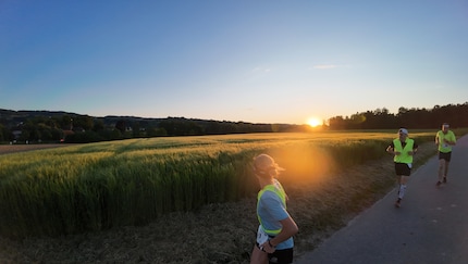 Il tramonto rende tutto ancora più magico.