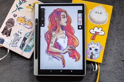 Il Magic Note Pad ha una buona copertura dello spazio colore. Perfetto per l'arte online.
