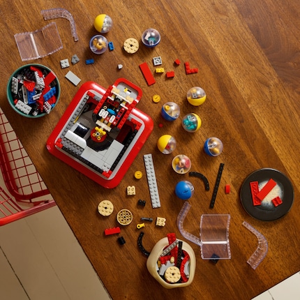 The set is aimed at adults. This is because assembling the mechanism requires a few steps.
