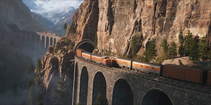 At least the rendered scenes look breathtaking thanks to the much more realistic mountains.