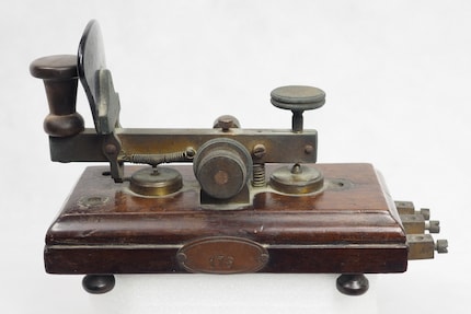 An old Morse key.