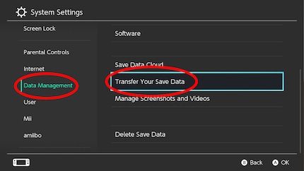 This allows you to transfer several gamesaves at once.