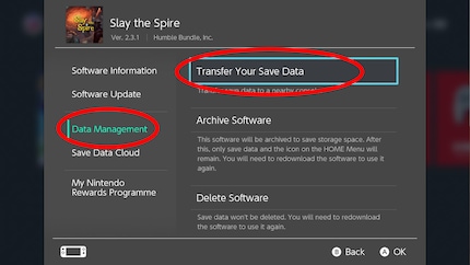 This is how you transfer individual gamesaves.