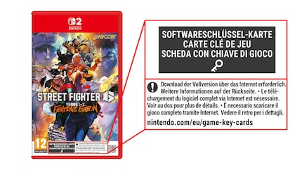 Street Fighter 6 as a game key card