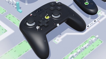 Il controller Pro ha un aspetto elegante anche virtualmente in «Nintendo Switch 2 Welcome Tour».