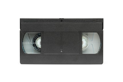 Le videocassette in tutto il loro splendore.