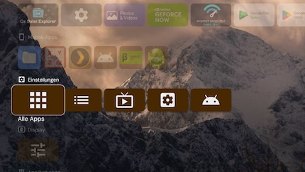 I can access all of this via the settings, so it’s off the home screen.