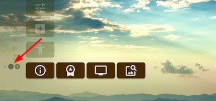 I press left on the relevant line to select the options,