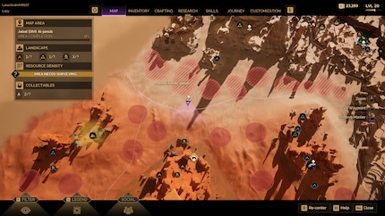 The map gives you an idea of how vast the world is.