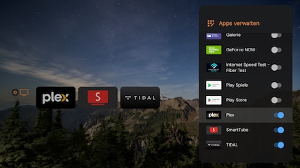 … to hide the unwanted apps.