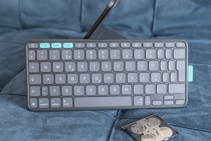 The keyboard of the Flip Folio doesn’t have a trackpad, but it’s handy and light.