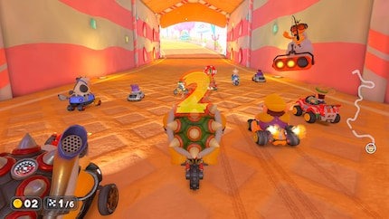 In Mario Kart World ci sono partenze lanciate, solitamente sui tratti di strada open world.