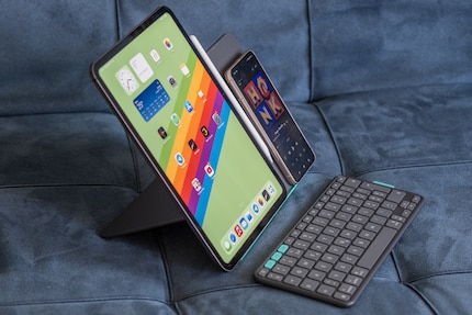 The Logitech Flip Folio is flexible and can even be used in portrait format.